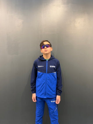Ensemble Yamaha Kid – Bleu avec détails fluorescent