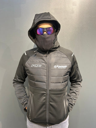 Sweat à capuche Kawasaki® Streetline - Noir