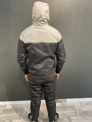 Ensemble Kawasaki Streetline - Noir & Gris